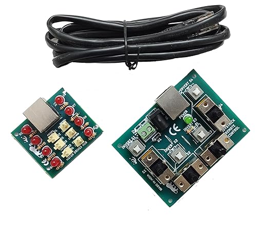 Embeddinator Joystick 4-Way Module with Motor Driver Hub & LAN Cable