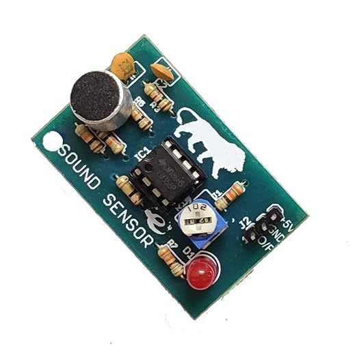 Embeddinator's Microphone Sound Sensor Module (Digital Output) for Raspberry Pi, DSP, AVR, PIC, 8051