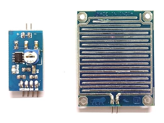 Embeddinator's Rain Drop Sensor Module with 3-Pin Wires for Raspberry Pi, Arduino, STM, ARM, DSP, AVR, PIC, 8051