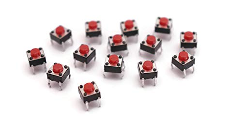 Tactile momentry push button Switch Micro Push to On Button, pack of 20