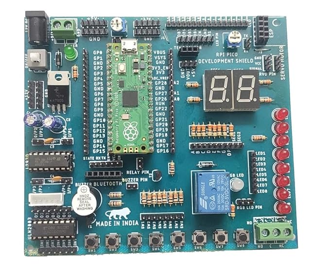 Raspberry Pi Pico RP2040 Development Board Shield